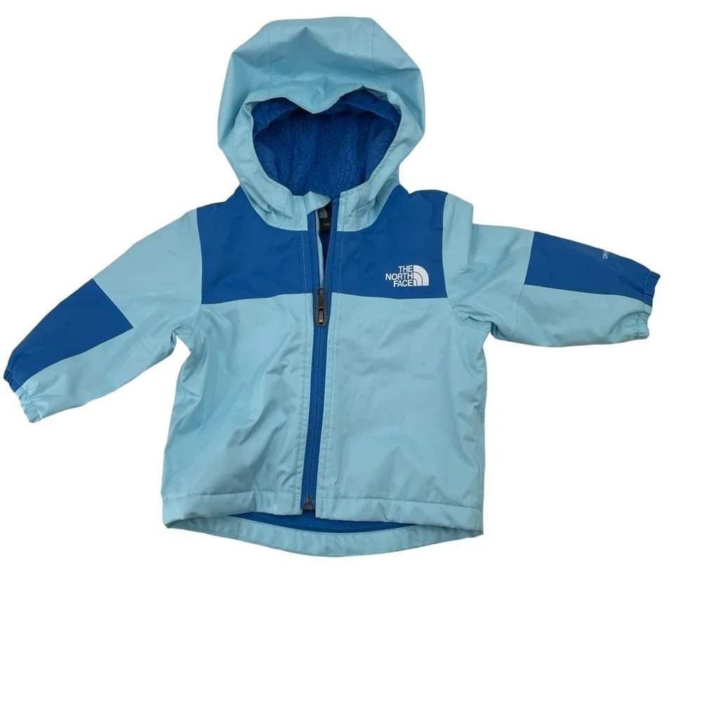 The North Face Rain Jacket Warm Storm 3-6M Blue NWOT